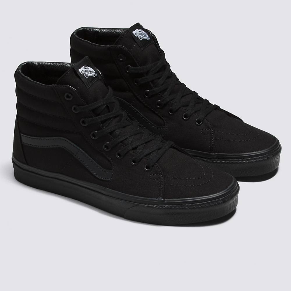 Black Hightop Vans (brand new)